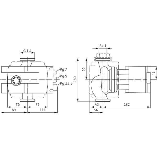 Циркуляционный насос Wilo Stratos 25/1-8 PN16
