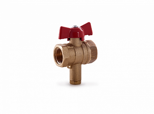 Кран шаровой для монтажа термодатчика 3/4" (Ду 20) «Пульсар»