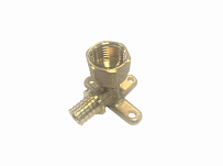 Угол с креплением аксиальный (водорозетка) 16 х 1/2" в.р. RTP