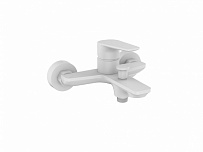 Смеситель для ванны DEVIDA DVS0824-11W с литым изливом 150 мм, цвет: хром-белый