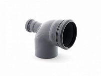 Отвод 110 (87.5°) тыл 50 (87.5°) для внутренней канализации РосТурПласт