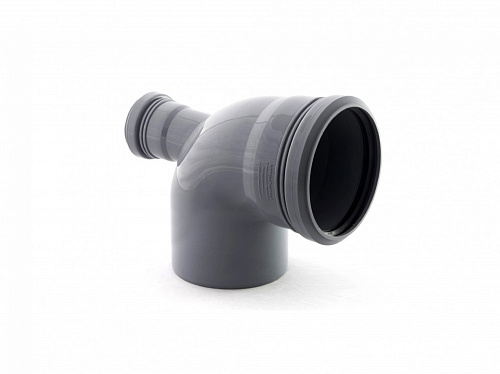 Отвод 110 (87.5°) тыл 50 (87.5°) для внутренней канализации РосТурПласт