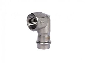 Пресс-угол 18 х 1/2" внутр. резьба (нержавеющая сталь) ROMMER