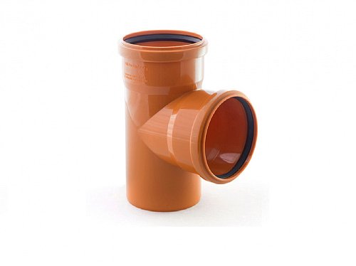 Тройник 200/200 (90°) для наружной канализации РосТурПласт "Стандарт"