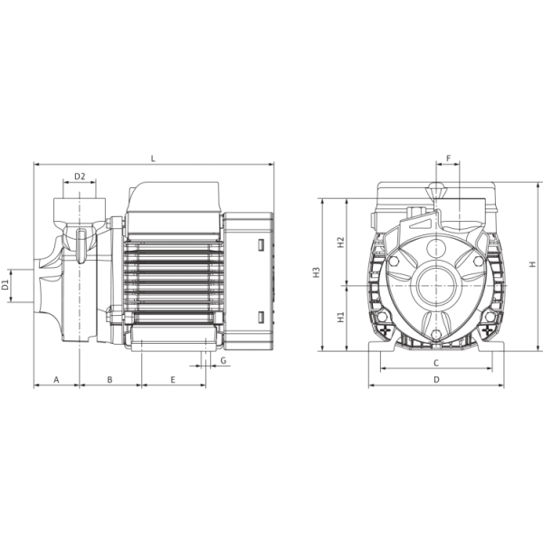 Поверхностный насос Wilo HiPeri 1-5