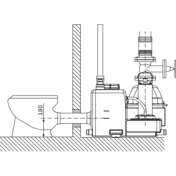 Напорная установка для отвода сточных вод Wilo RexaLift FIT L 1-22
