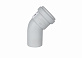 Отвод 50 (45°) для внутренней бесшумной канализации STOUT