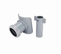 Врезка (адаптер ABS) Ø 40 мм в канализационную трубу 110 мм RTP