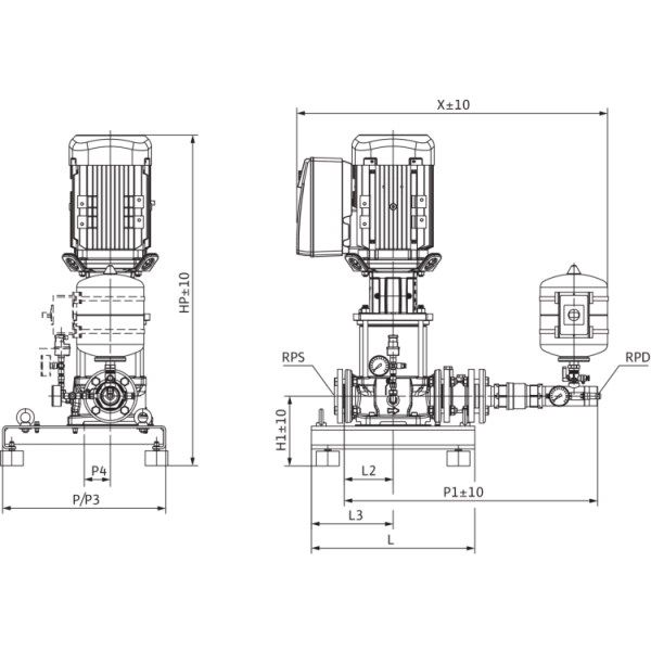 Насосная станция Wilo SiBoost Smart 1 Helix VE 2202-4