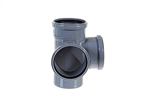 Крестовина двухплоскостная 110/110/110 (87°) для внутренней канализации Ostendorf