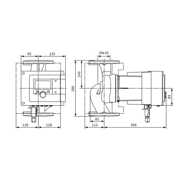Циркуляционный насос Wilo Stratos MAXO 65/0,5-9-R7