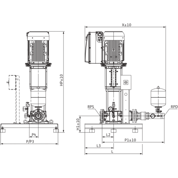 Насосная станция Wilo SiBoost Smart 1 Helix VE 3604