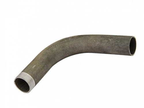 Отвод Ду 40 (1 1/2") стальной под приварку с 1 резьбой (для труб с наружным диаметром 45 мм)