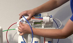 Установка минерализатора в фильтр Гейзер Престиж