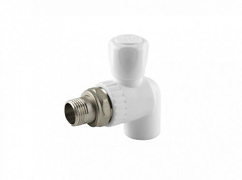 Кран шаровой ручной для радиатора 20 х 1/2" угловой RTP