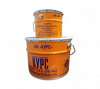 Антикоррозийная мастика "Вектор 1236" грунт серебристый (10 кг) ПК Курс