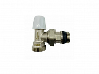 Клапан запорный радиаторный угловой 1/2" н.р.- 3/4 Ek TIM