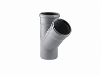 Тройник 110/110 (45°) для внутренней канализации РосТурПласт