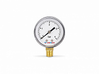 Манометр радиальный 1/4" н.р. -  4 атм. (Ø50мм) Varmega