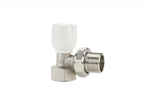 Клапан ручной радиаторный угловой 3/4" н.р.-в.р. Varmega VM10003