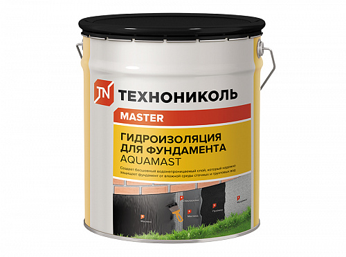 Мастика битумная ТЕХНОНИКОЛЬ AquaMast, 18 кг