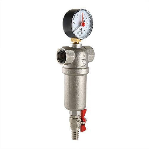 Фильтр с промывкой  1/2" ВР/ВР 250 мкр Valtec