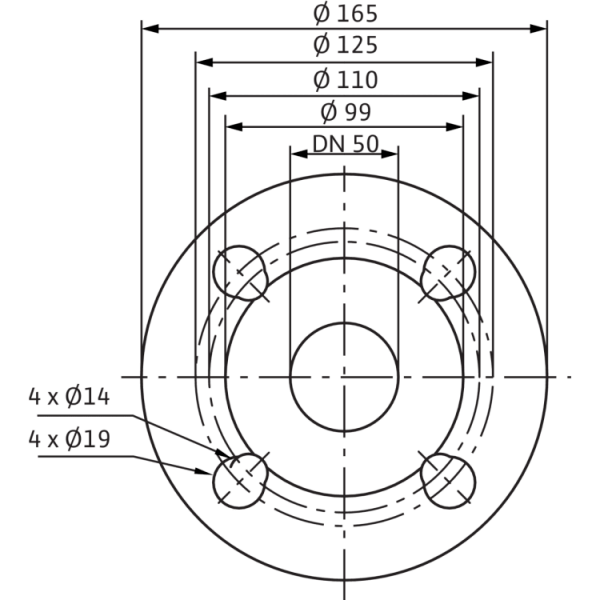 Циркуляционный насос Wilo Yonos MAXO-D 50/0,5-9