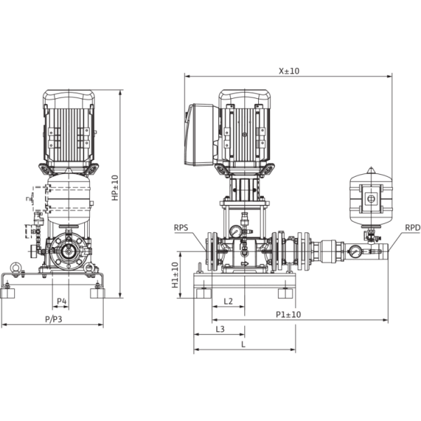 Насосная станция Wilo SiBoost Smart 1 Helix VE 3602-7,5
