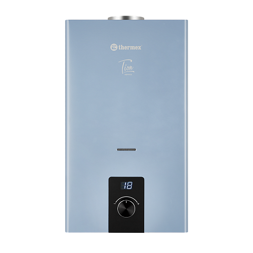 Водонагреватель газовый проточный бытовой THERMEX T 20 D (Silver Grey)