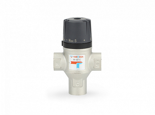 Термостатический смесительный клапан 1/2" в.р. Varmega (30-65°С, KV 1,6)