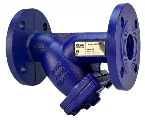 Фильтр сетчатый чугунный REON тип RSV07-T DN 125