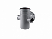 Крестовина двухплоскостная 110/110 (87.5°) левая, правая 50/50 (87.5°) для внутренней канализации РосТурПласт