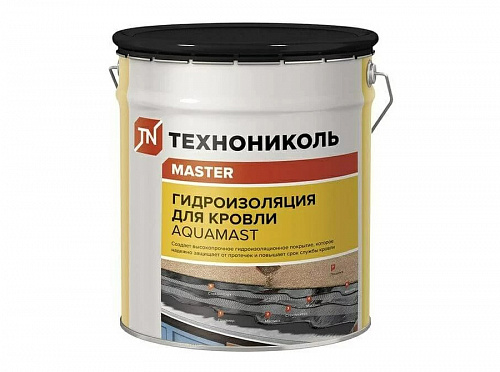 Мастика битумно-резиновая AquaMast, ведро 3 кг