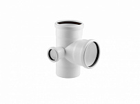 Крестовина двухплоскостная 110/110/50 левая (87.5°) для малошумной внутренней канализации RTP