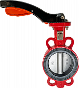 Дисковый поворотный затвор с алюминиевой рукояткой REON тип RSV84RED DN  65 PN 16