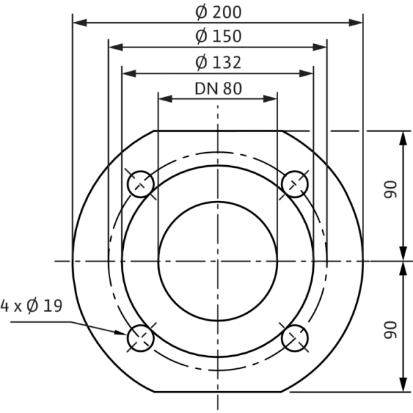 Циркуляционный насос Wilo YONOS MAXO 80/0,5-6 PN6