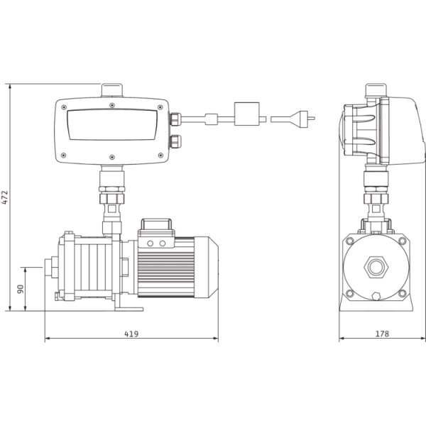 Насосная станция Wilo EMHIL 504 M