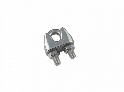 Зажим (хомут) для троса 3-4 мм