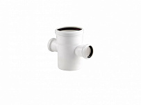 Крестовина одноплоскостная 110/50/50 (87.5°) для малошумной внутренней канализации RTP