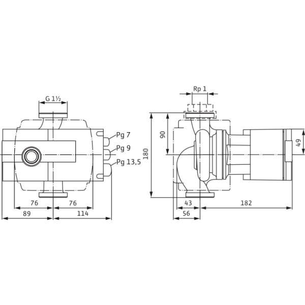 Циркуляционный насос Wilo Stratos 25/1-8 PN6/10