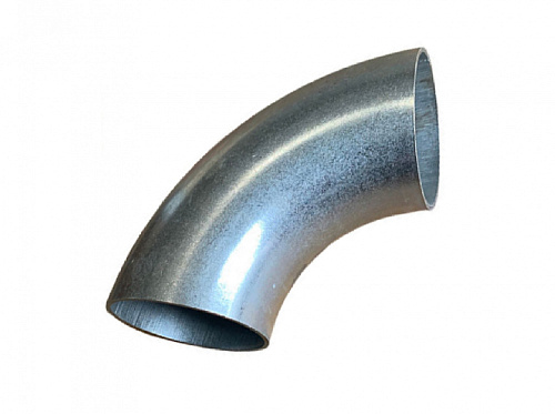 Отвод Ду 50 (2") стальной оцинкованный под приварку, крутоизогнутый (для труб с наружным диаметром 57 мм)