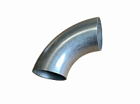 Отвод Ду 40 (1 1/2") стальной оцинкованный под приварку, крутоизогнутый (для труб с наружным диаметром 45 мм)