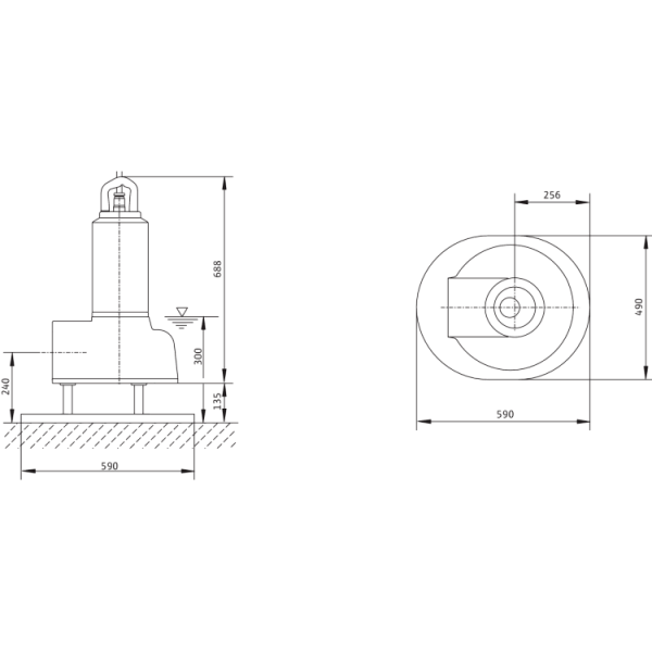 Погружной насос для сточных вод Wilo Drain TP 80E190/29
