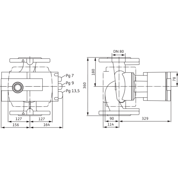 Циркуляционный насос Wilo Stratos 80/1-12 PN16