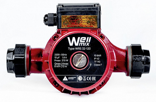 Циркуляционный насос Wellmix WRS 32-120 (220мм, 1скорость, 220V)