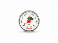 Манометр аксиальный 1/4" н.р. -  4 атм. (Ø50мм) с индикатором предела Varmega 