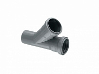 Тройник 50/50 (45°) для внутренней канализации HTEA Ostendorf