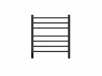 Полотенцесушитель электрический Point Веста PN70756GR П7 500x600, диммер слева, графит премиум