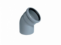 Отвод 110 (45°) для внутренней канализации HTB Ostendorf