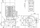Циркуляционный насос с сухим ротором в исполнении Inline с фланцевым соединением Wilo VeroLine-IPL 80/155-7,5/2